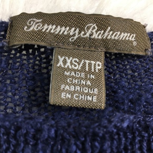 Tommy Bahama Navy and White Striped Sweater - Picture 5 of 7